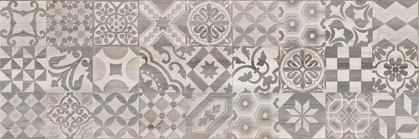Настенная плитка декор2 Альбервуд  20x60 белая