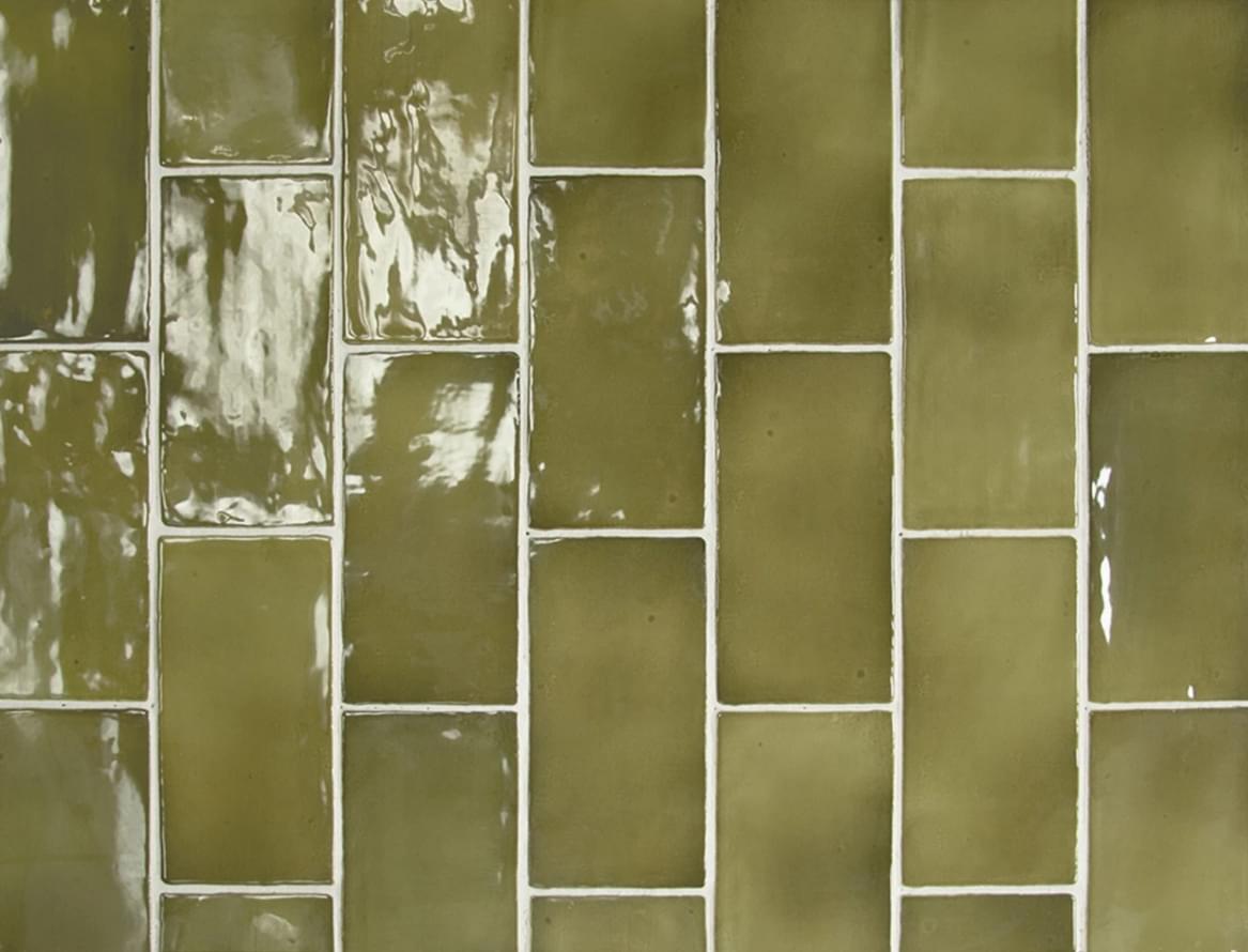 Настенная плитка Equipe Manacor Basil Green 7.5x15