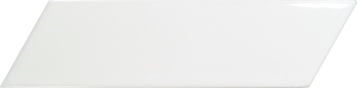 Настенная плитка Equipe Chevron Wall White Left 5.2x18.6